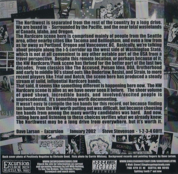 Various : Power Of Ten (A Northwest Hardcore Compilation) (7",33 ⅓ RPM,EP,Compilation)