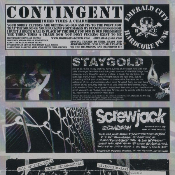 Various : Power Of Ten (A Northwest Hardcore Compilation) (7",33 ⅓ RPM,EP,Compilation)