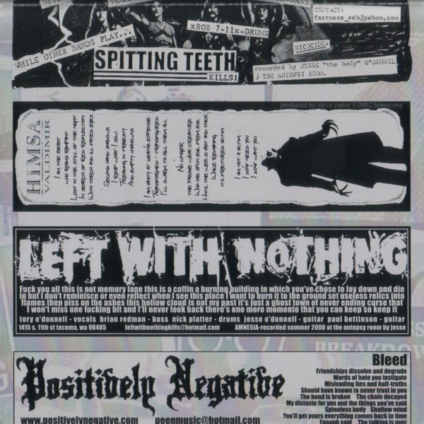 Various : Power Of Ten (A Northwest Hardcore Compilation) (7",33 ⅓ RPM,EP,Compilation)