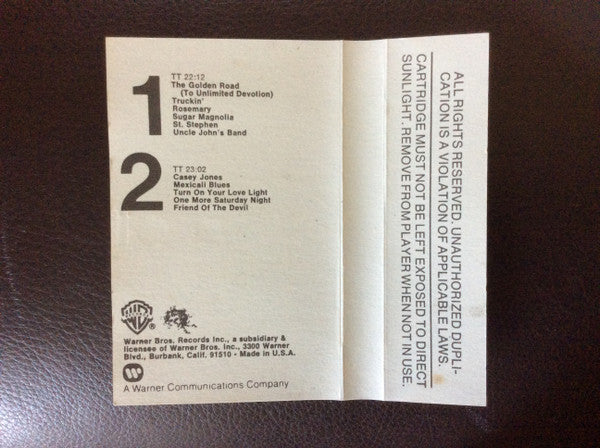 Grateful Dead, The : Grateful Dead/(The Best Of): Skeletons From The Closet (Compilation,Reissue)