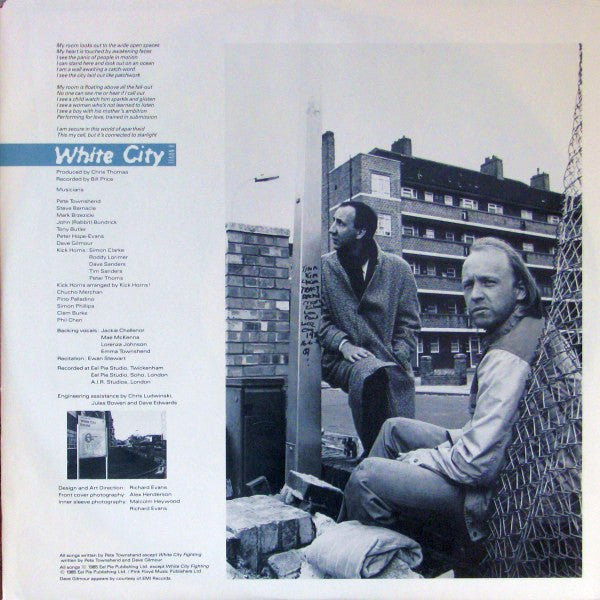 Pete Townshend : White City (A Novel) (LP,Album)