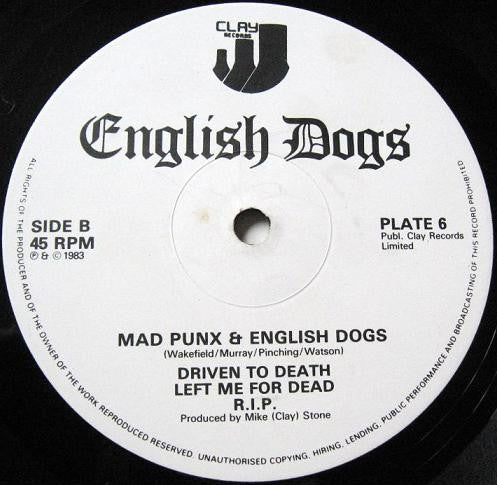 English Dogs : Mad Punx & English Dogs (12",EP,45 RPM)