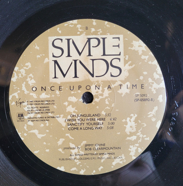 Simple Minds : Once Upon A Time (LP,Album)