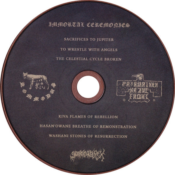 Pan-Amerikan Native Front / Kommodus : Immortal Ceremonies (Album,Mispress)
