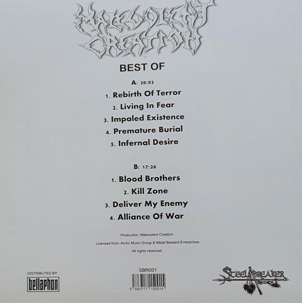 Malevolent Creation : Best Of (LP,Compilation)