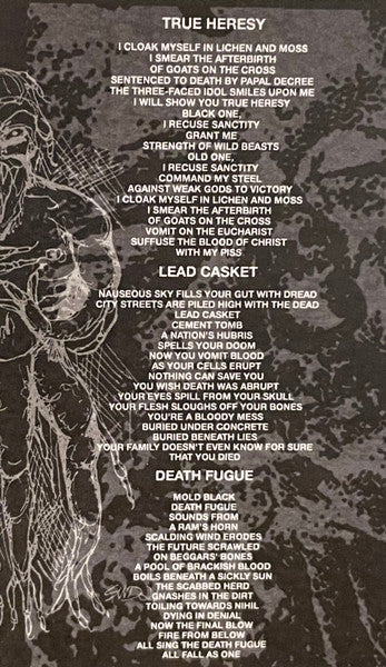Anthropophagous : Death Fugue ()