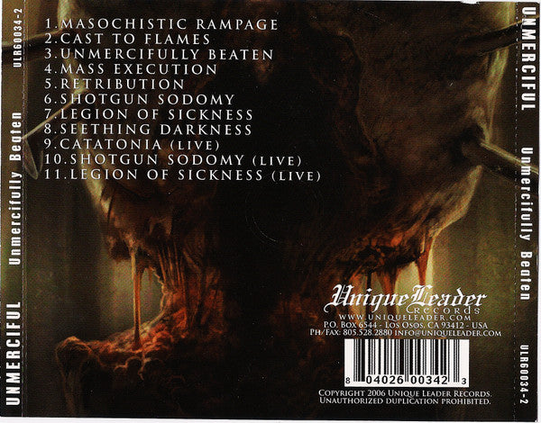 Unmerciful : Unmercifully Beaten (Album)