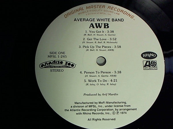 Average White Band : AWB (LP,Limited Edition,Numbered,Reissue,Remastered)