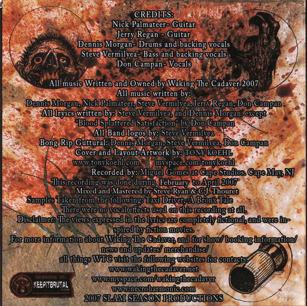 Waking The Cadaver : Perverse Recollections Of A Necromangler ()