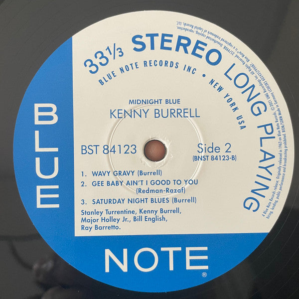 Kenny Burrell : Midnight Blue (LP,Album,Reissue,Stereo)