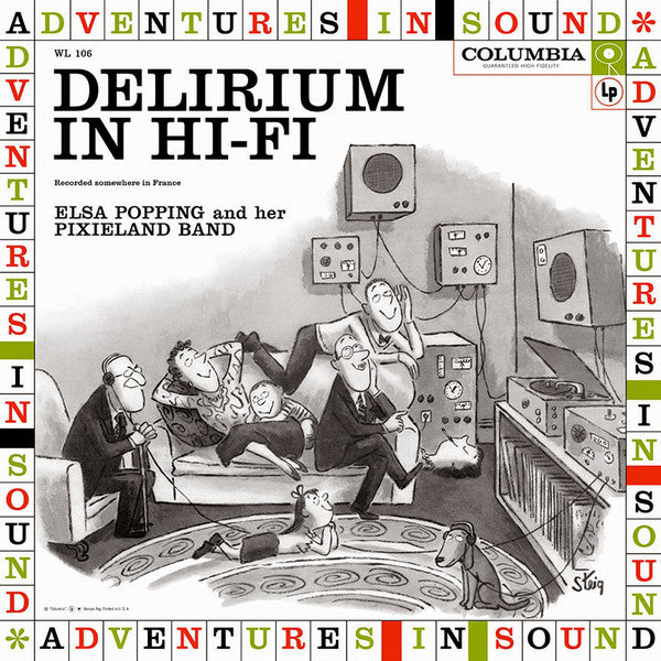 Elsa Popping : Delirium In Hi-Fi (LP,Album,Mono)