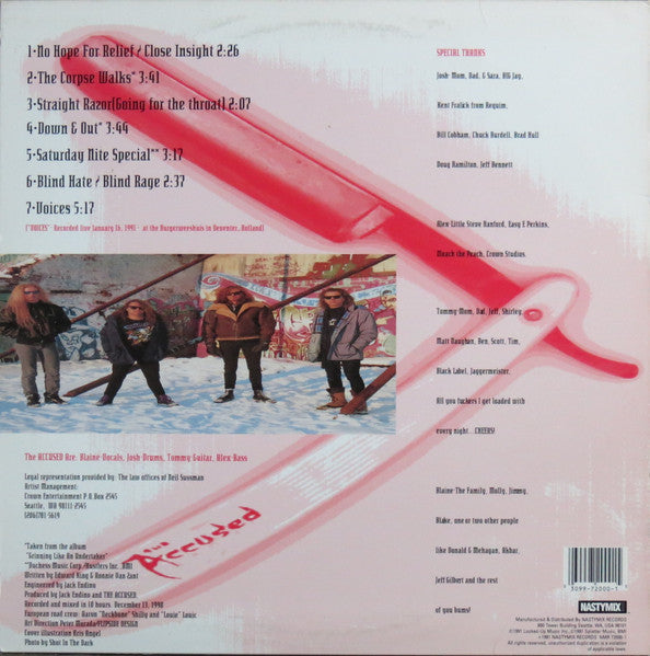 Accüsed, The : Straight Razor (LP)