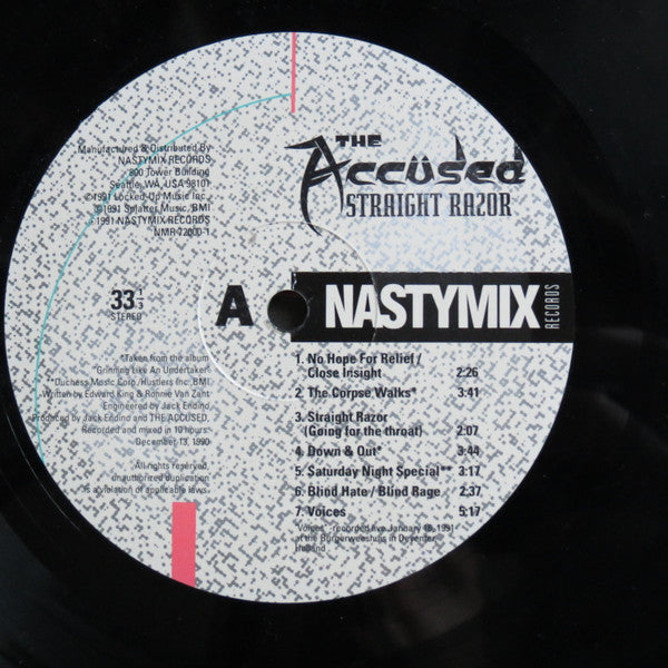 Accüsed, The : Straight Razor (LP)