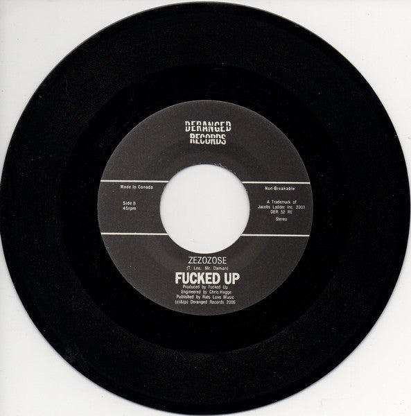 Fucked Up : Dance Of Death (7",45 RPM,Repress)