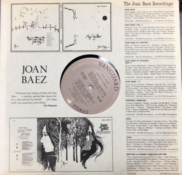 Joan Baez : David's Album (LP,Album)