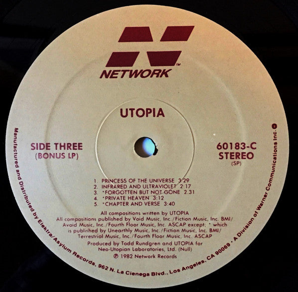 Utopia (5) : Utopia (LP,Album)