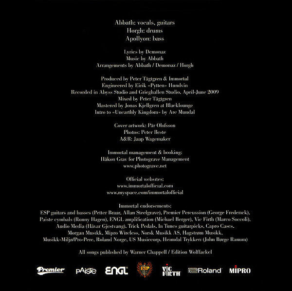 Immortal : All Shall Fall (Album)