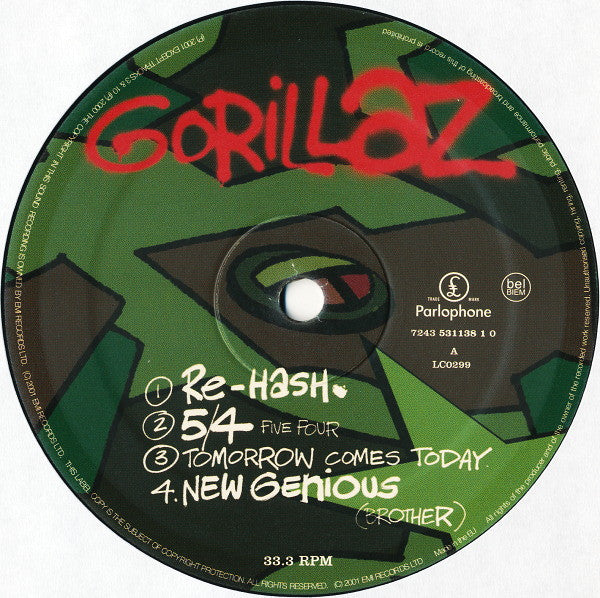 Gorillaz : Gorillaz (LP,Album)