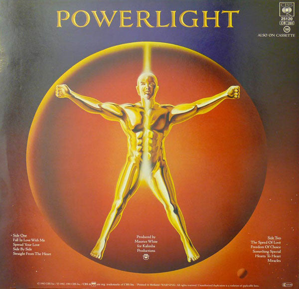 Earth, Wind & Fire : Powerlight (LP,Album)