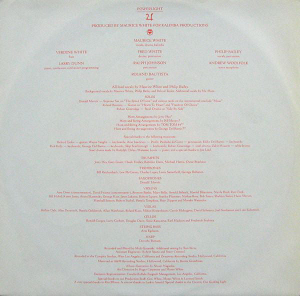 Earth, Wind & Fire : Powerlight (LP,Album)