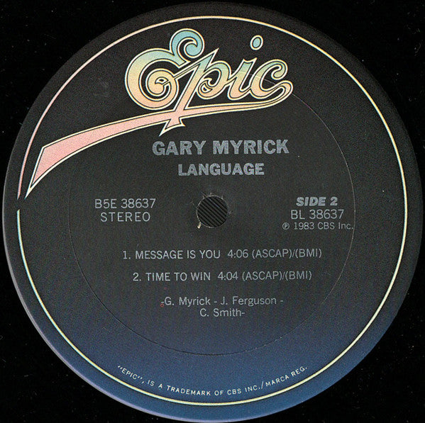 Gary Myrick : Language (LP,Mini-Album,Stereo)