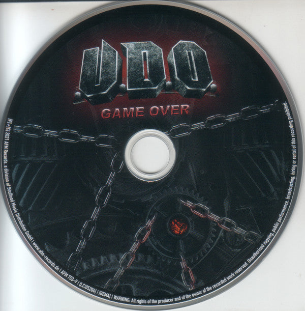 U.D.O. (2) : Game Over (Album)