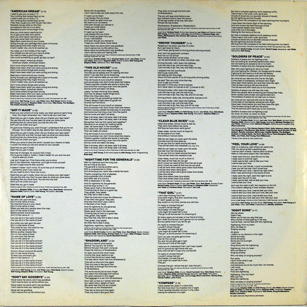 Crosby, Stills, Nash & Young : American Dream (LP,Album,Stereo)