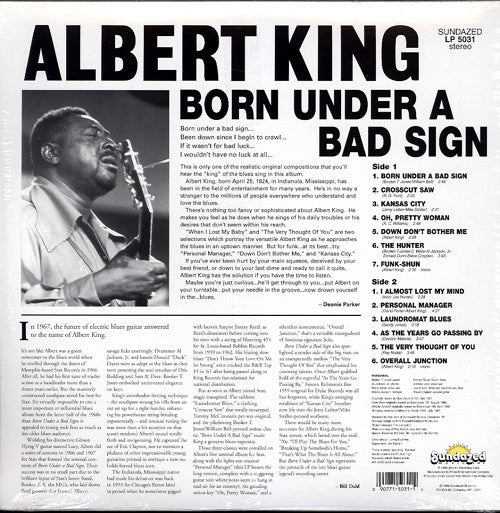 Albert King : Born Under A Bad Sign (LP,Album,Reissue)