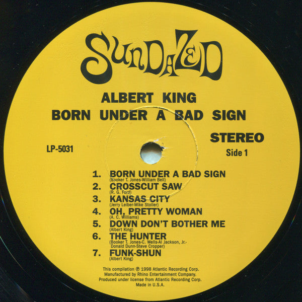 Albert King : Born Under A Bad Sign (LP,Album,Reissue)