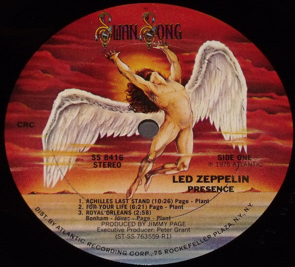 Led Zeppelin : Presence (LP,Album,Club Edition,Stereo)