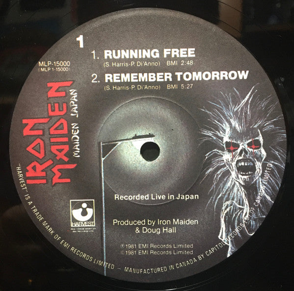 Iron Maiden : Maiden Japan (12",33 ⅓ RPM,Mini-Album)