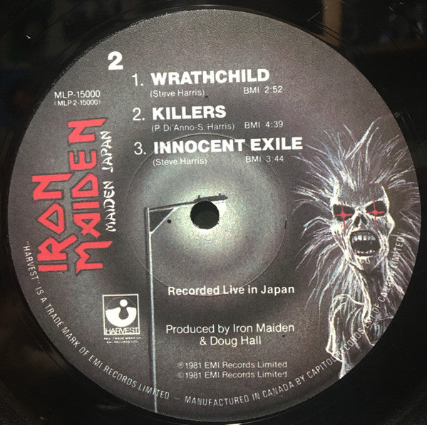 Iron Maiden : Maiden Japan (12",33 ⅓ RPM,Mini-Album)