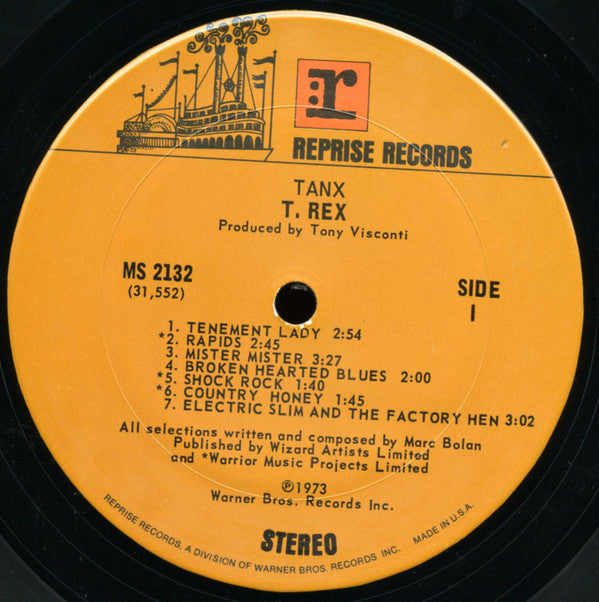 T. Rex : Tanx (LP,Album)