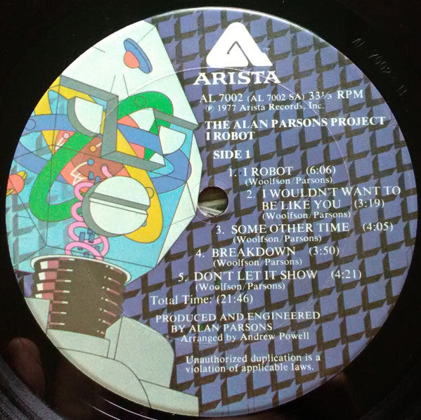 Alan Parsons Project, The : I Robot (LP,Album)
