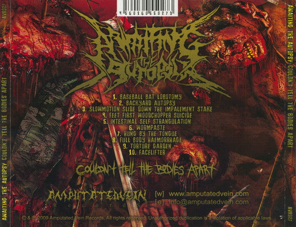 Awaiting The Autopsy : Couldn't Tell The Bodies Apart (Album)