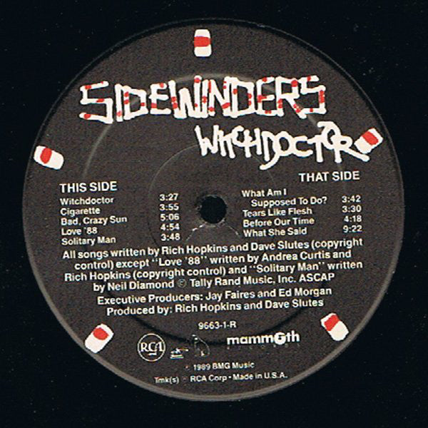 Sidewinders (2) : Witchdoctor (LP,Album)