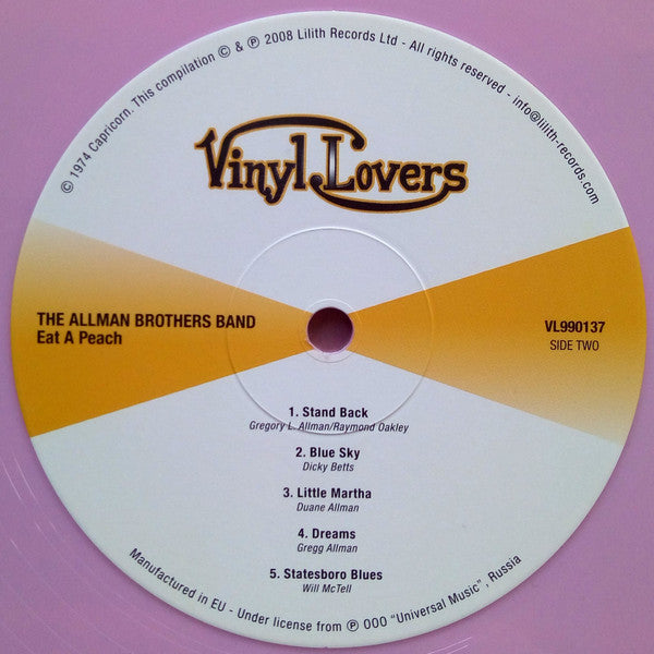 Allman Brothers Band, The : Eat A Peach (LP)