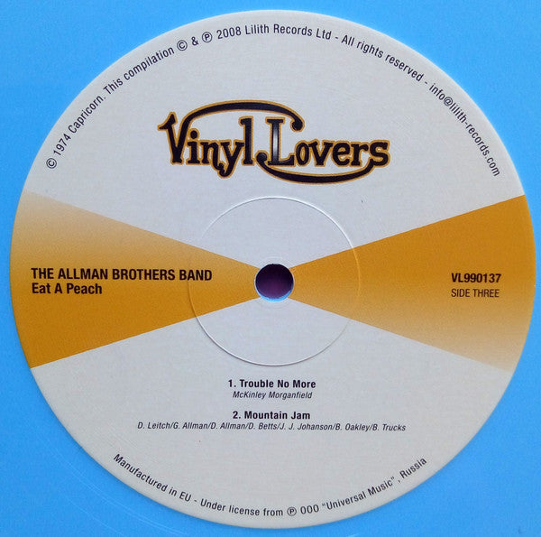 Allman Brothers Band, The : Eat A Peach (LP)