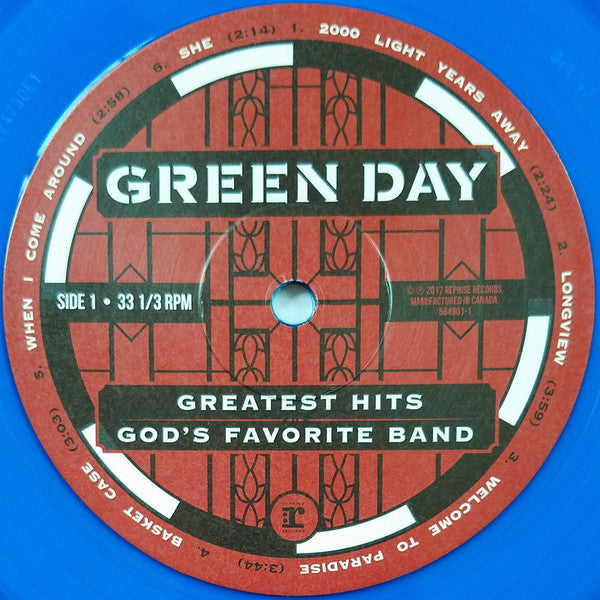 Green Day : Greatest Hits: God's Favorite Band (LP,Compilation,Reissue,Repress)