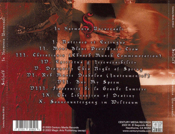 Solefald : In Harmonia Universali (Album)
