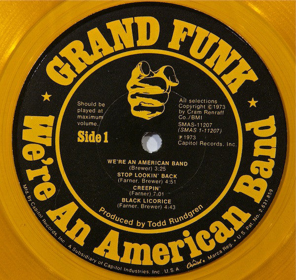 Grand Funk Railroad : We're An American Band (LP,Album)