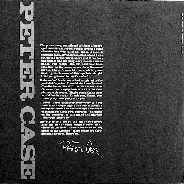 Peter Case : Peter Case (LP,Album)