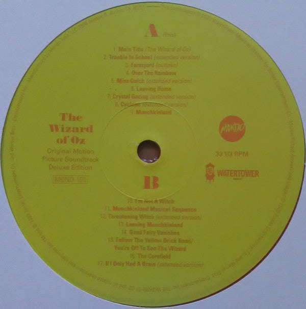 Various : The Wizard Of Oz (Expanded Motion Picture Soundtrack) (LP)
