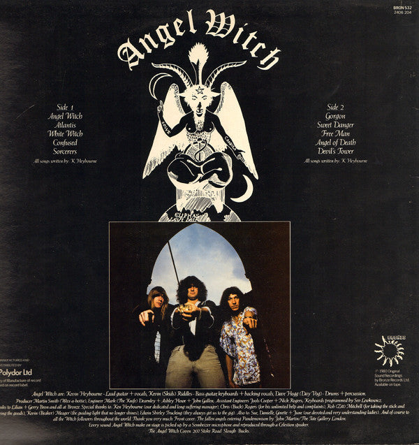 Angel Witch : Angel Witch (LP,Album)