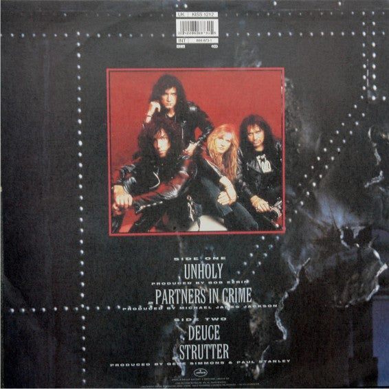 Kiss : Unholy (12",45 RPM,Maxi-Single,Limited Edition)