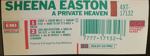 Sheena Easton : A Private Heaven (Album)