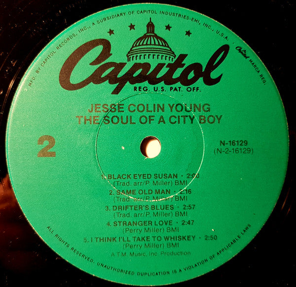 Jesse Colin Young : The Soul Of A City Boy (LP,Album,Reissue)