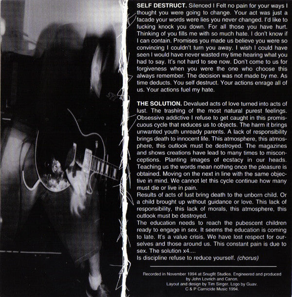 Canon (2) : The Solution (7")