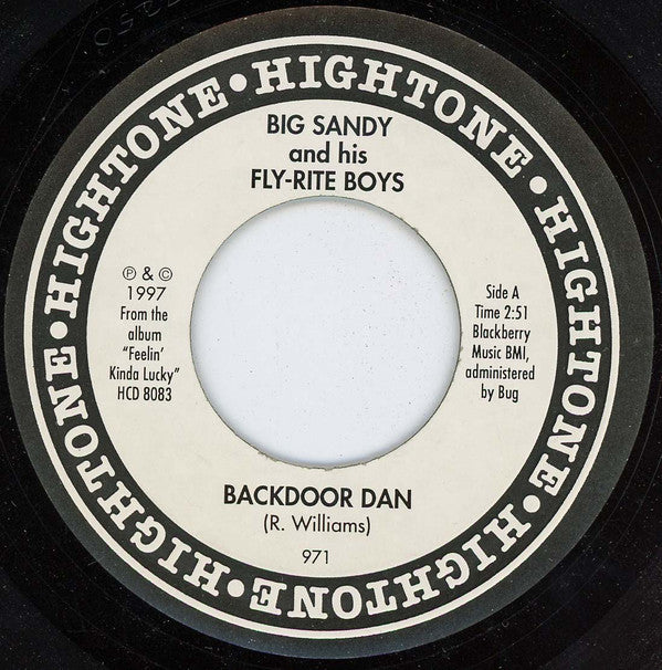 Big Sandy And His Fly-Rite Boys : Back Door Dan (7",45 RPM,Single)