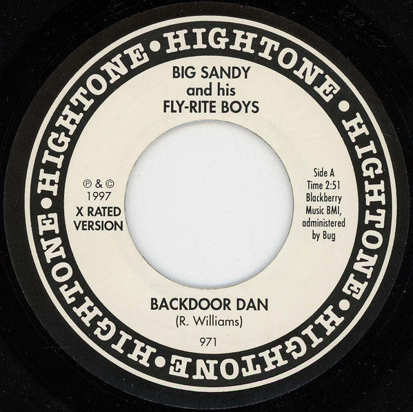 Big Sandy And His Fly-Rite Boys : Back Door Dan (7",45 RPM,Single)